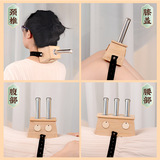 Бамбуковый ящик для прижигания, портативный прижигатель с одним отверстием, утолщенный деревянный ящик для палочек для моксы с регулируемой температурой, оптовый производитель оборудования для прижигания