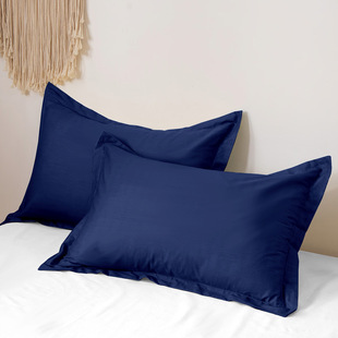 Solid Color Pillowcase Pillowcase Pillowcase Double Pair for Student Dormitory Comfortable Breathable Cross-border Pillowcase