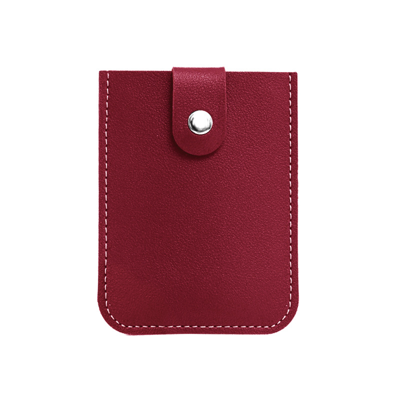 Tarjetero extraíble con guijarros transfronterizos para hombres y mujeres, tarjetero de cuero pequeño, ligero y compacto, fabricante de tarjetas con logotipo al por mayor