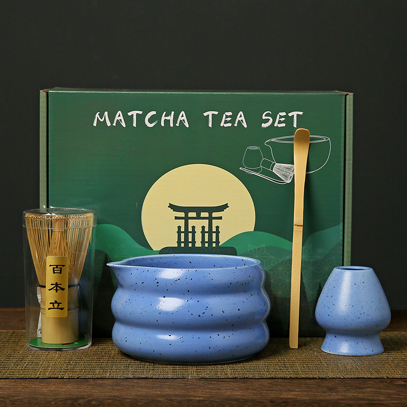 抹茶碗打抹茶宋代点茶工具陶瓷茶筅立搅拌器日式竹抹茶刷茶筅套装|undefined