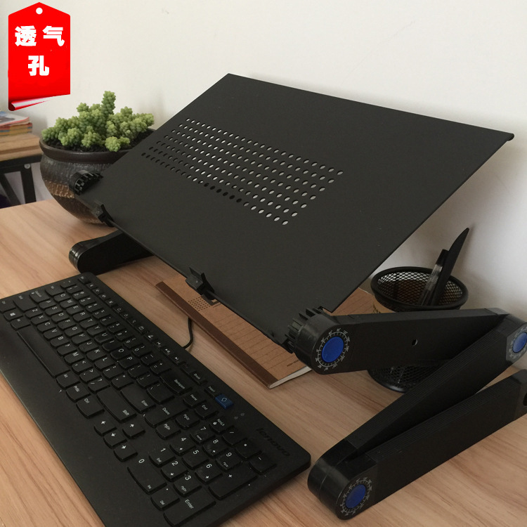Laptop Stand Desktop Bed Lazy Computer Desk Portable Cooling Base Foldable Height Adjustable Neck Support Dropshipping