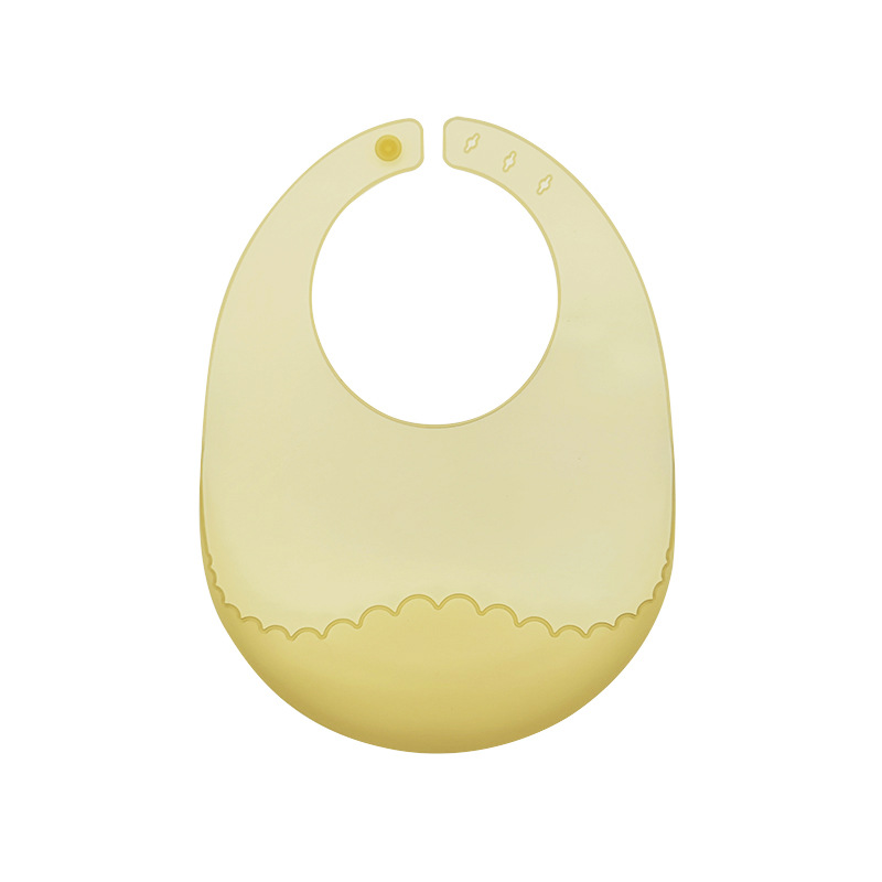 Bebé ultra-Delgado sin costura babero verano ligero babero impermeable recién nacido babero de silicona bebé nano babero de plata