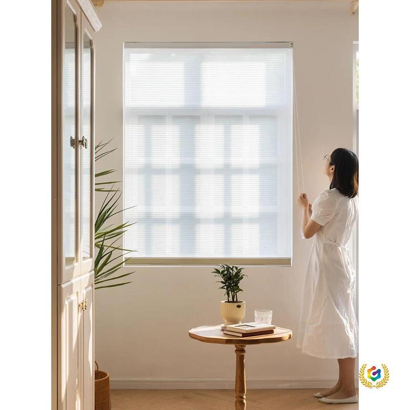 Day and Night Honeycomb Blinds for Bathroom and Bedroom, Waterproof, Sun-Blocking, Fully Blackout, Electric Accordion Blinds, No Drilling Required Day and Night Honeycomb Blinds for Bathroom and Bedroom, Waterproof, Sun-Blocking, Fully Blackout, Electric Accordion Blinds, No Drilling Required