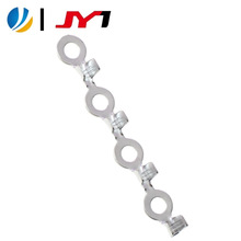 聚盈厂价直销黄铜镀锡2.5/3.7/4.3线耳单铆脚单耳直模3.2圆型端子