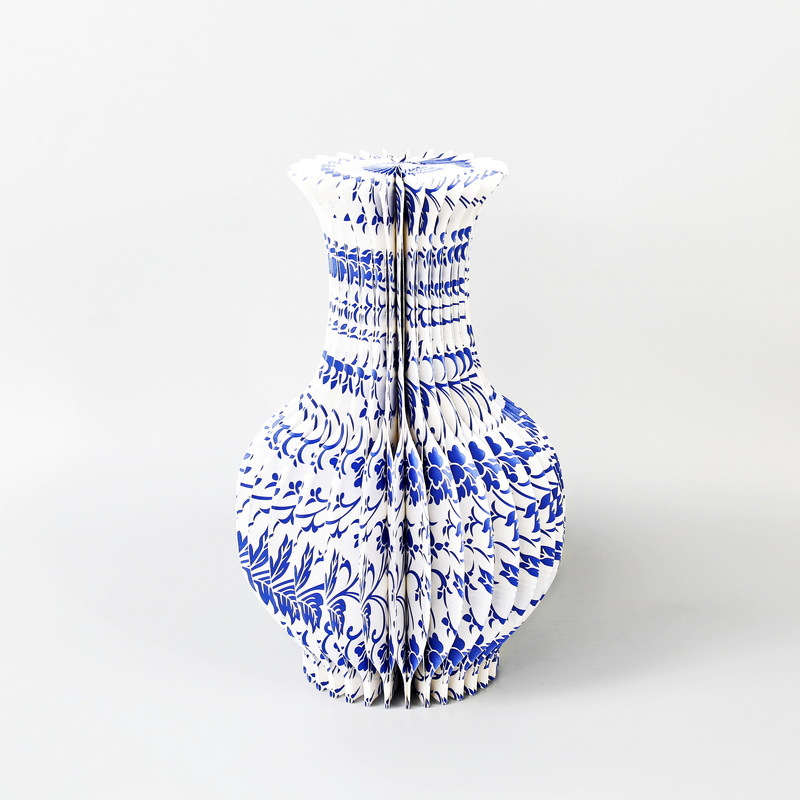 Nuevo estilo chino azul porcelana floral flor