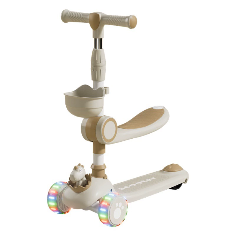 Детский самокат «Три в одном» 1-3-7 лет, детский раздвижной самокат, Детская скользящая игрушка, детский автомобиль