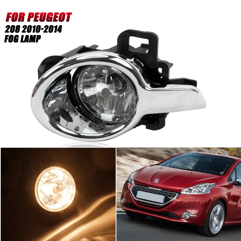 Aplicable a Peugeot 208 13 14 15 16 conjuntos de luces de niebla delanteras luces diurnas conjunto de luces de barra delantera