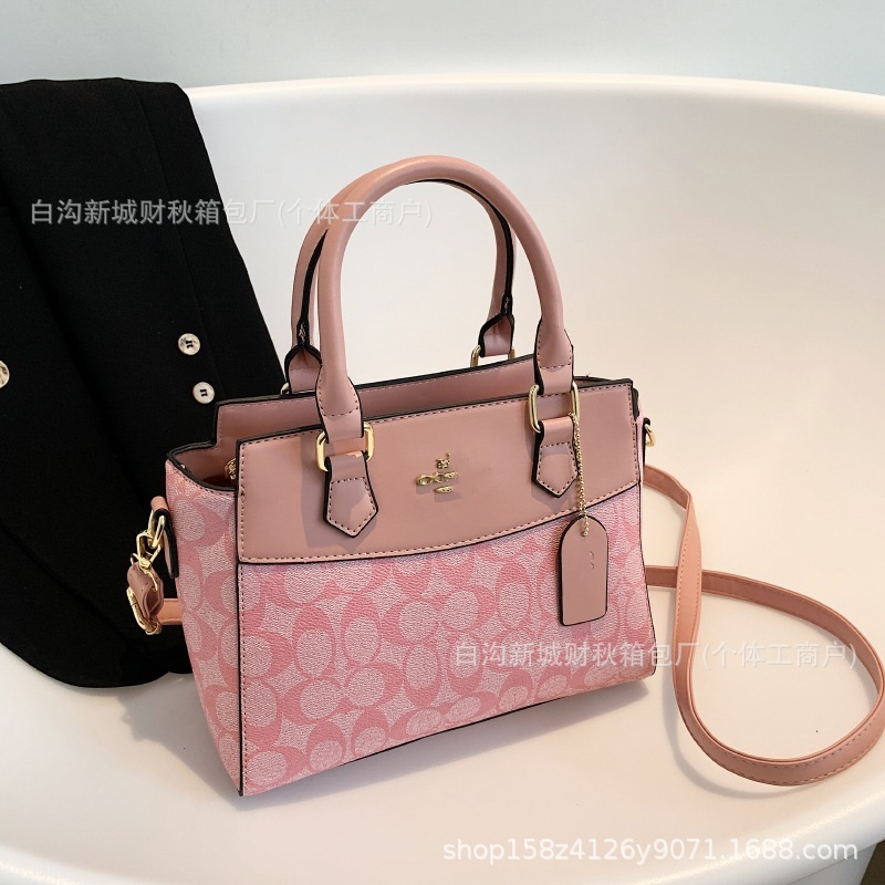 欧美包包女士2025新款小众设计师时尚托特包高级感印花手提斜挎包|undefined