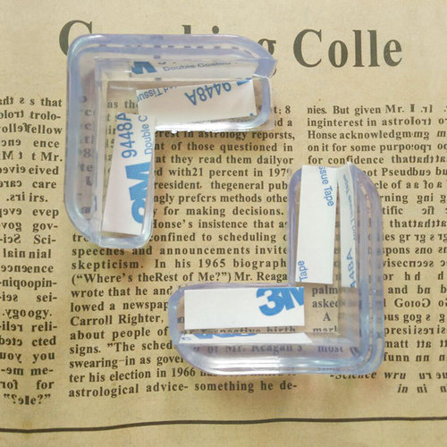 Child safety supplies PVC transparent anti-collision corner, infant anti-collision table corner thick protective cover