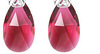 Import crystal earings, earrings, factory direct supply, silver 925 sample