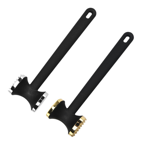 Manufacturer zinc alloy meat hammer, meat loosening hammer, pork chop and steak hammer, meat flossing tender meat mincing hammer kitchen tools