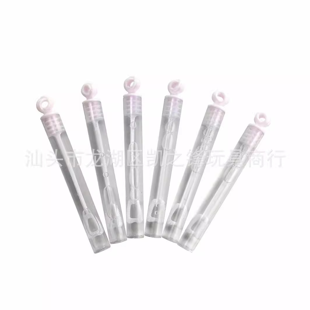 跨境专供4.5ML白玫瑰婚礼情人节泡泡水生日晚会试管吹泡泡玩具