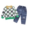 Autumn sweatshirt, denim jeans, set for boys, custom made, long sleeve