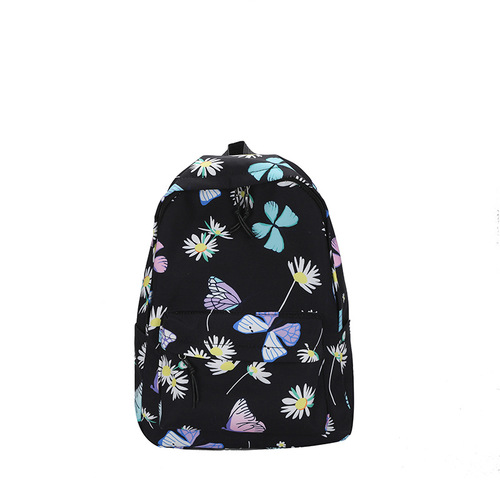 Cross-border summer new Korean-style fashionable dual-shoulder bag for primary and secondary school students, high school and university students, butterfly dual-shoulder backpack