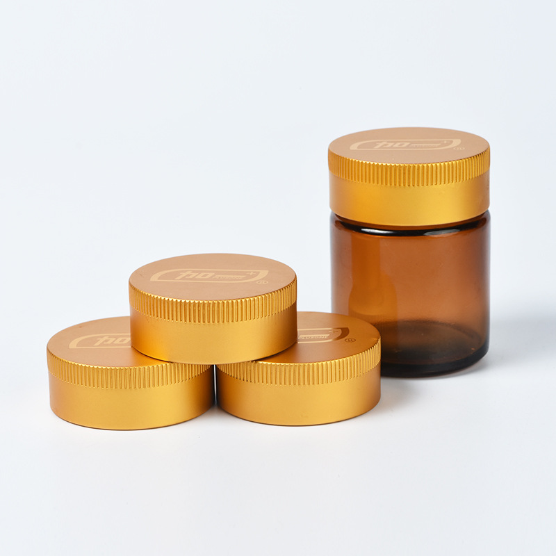 Fabricantes al por mayor cubierta de productos de salud de alúmina cosméticos emulsión cubierta de aluminio eléctrico miel nido de pájaros cubierta de botella de vidrio image 3