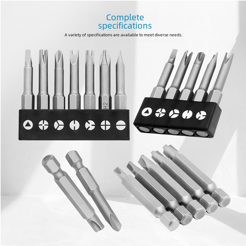 가전 유지 보수 전기 드릴 드라이버 액세서리 U 자형 Y 자형 삼각형 모양의 배치 헤드 세트 스토리지 스트립이있는 다양한 사양