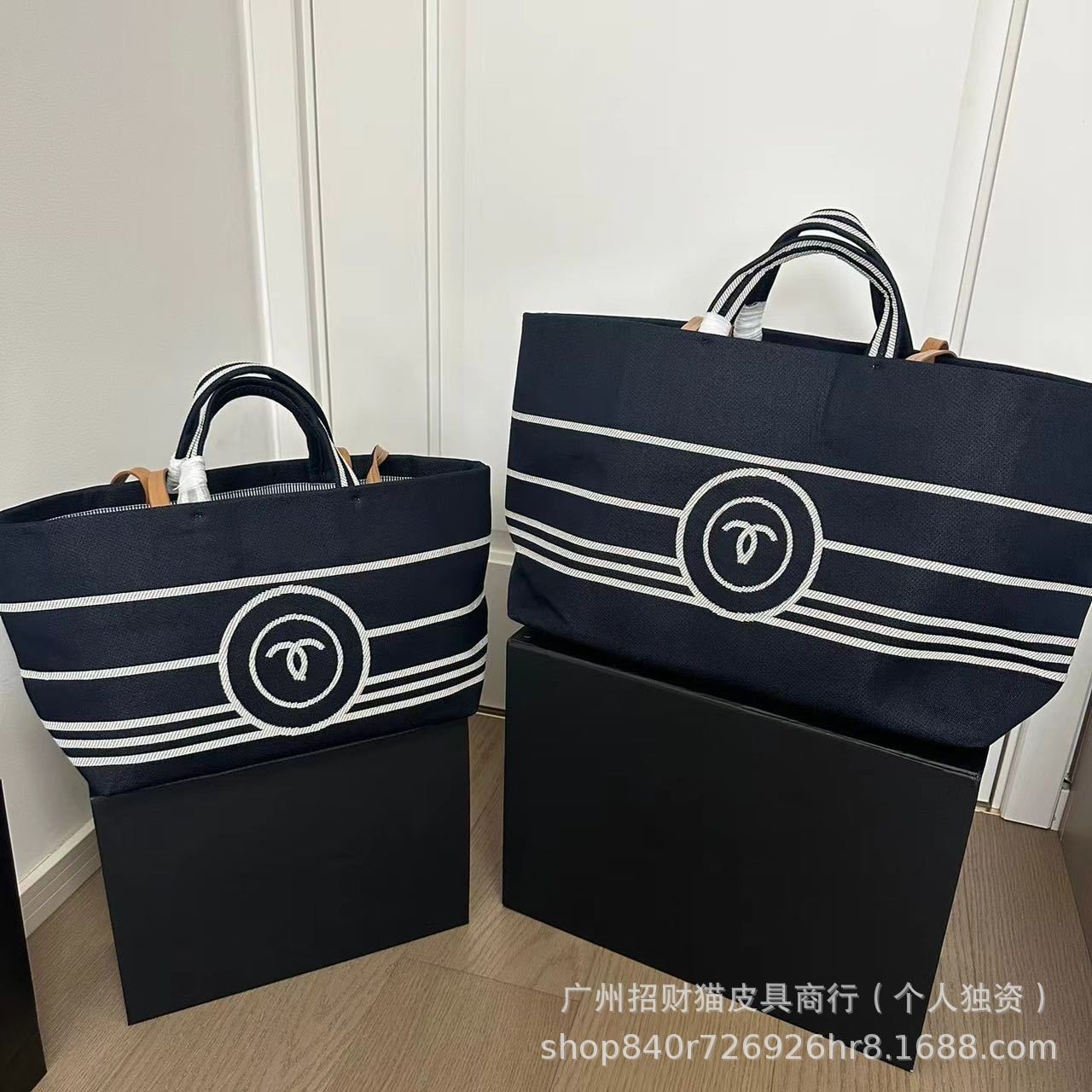 향기로운 데님 스트라이프