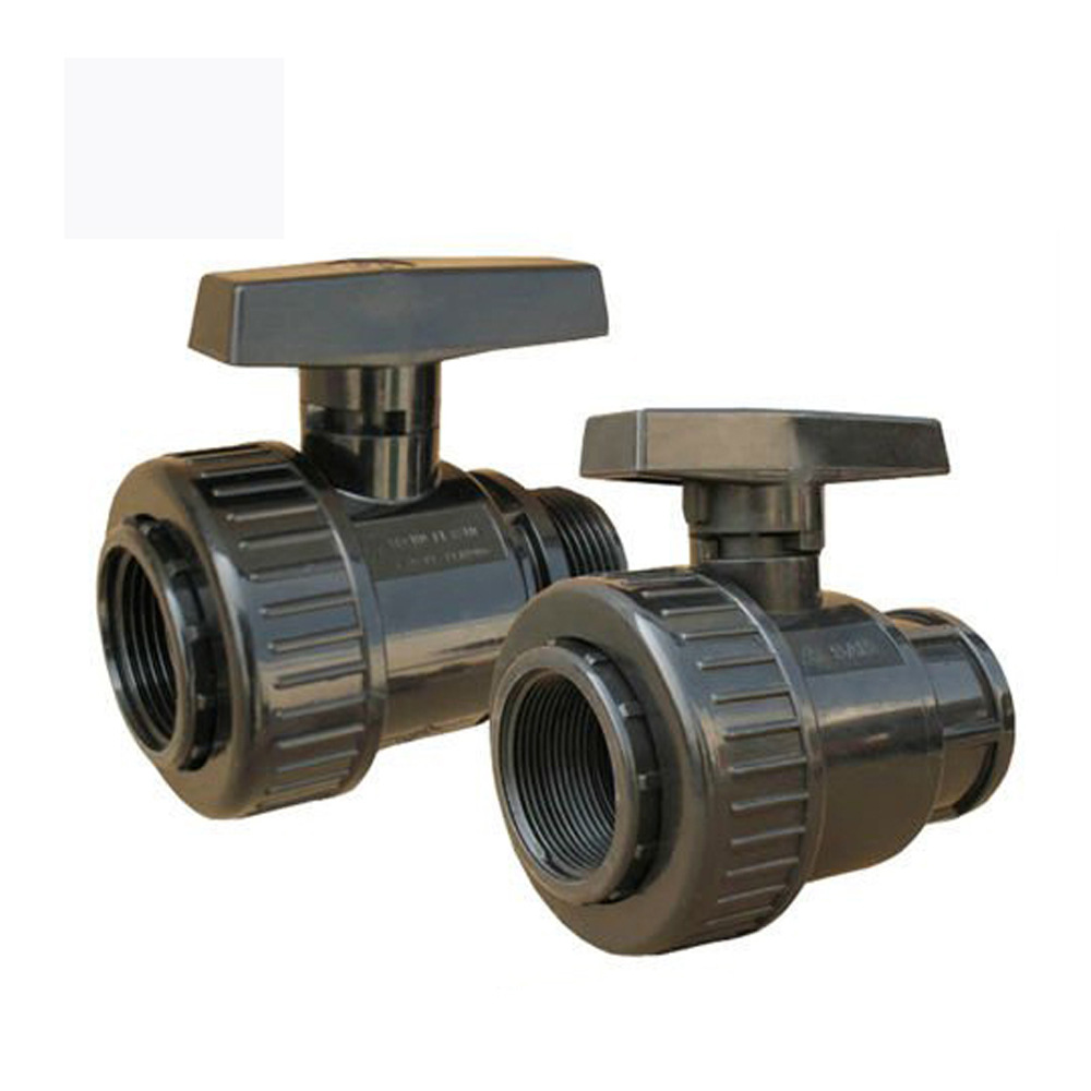 秦皇岛宏洋塑胶出口单端内外丝高品质球阀25-110