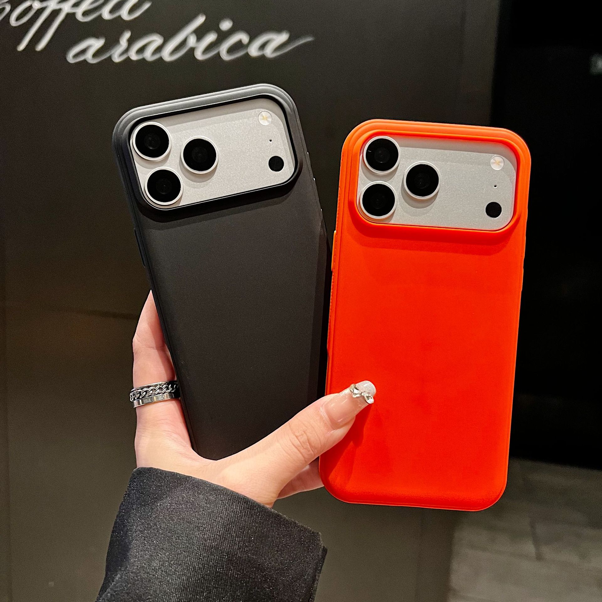 Funda Magnética de Cuero para iPhone, Silicona y Cuero, A prueba de caídas