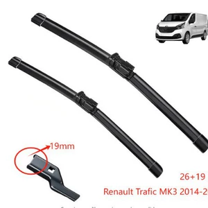 Renault Trafic Mk3 2014-2023 (26+ 19inch 19mm) şüşəsilənlər