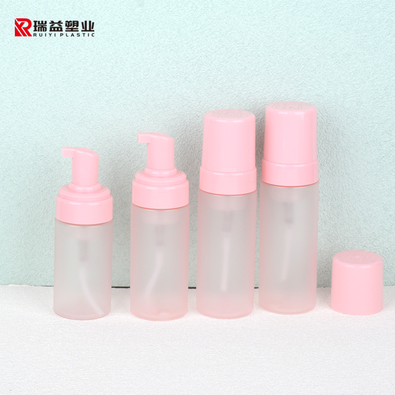 新款按压泵头瓶pet塑料慕斯泡沫瓶120ml150ml圆瓶包装