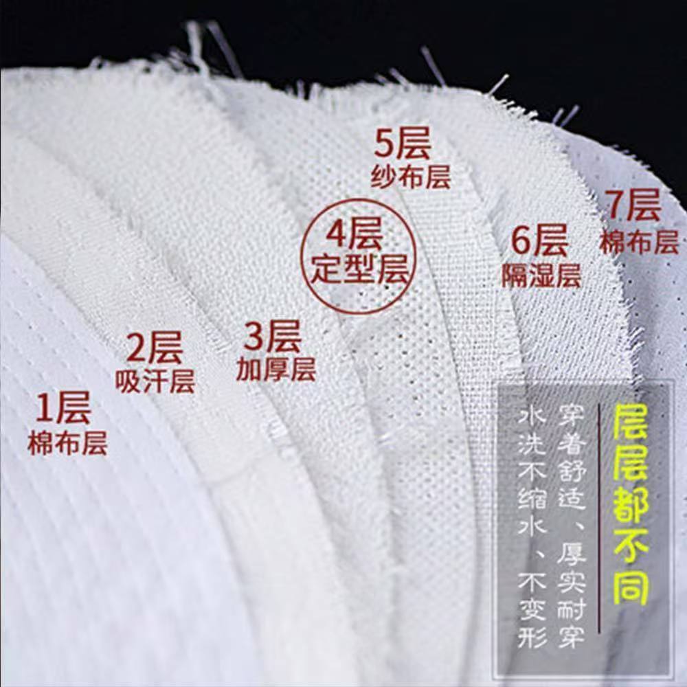 Las plantillas de algodón son plantillas de tela cómodas de mil capas, transpirables, absorbentes del sudor, de suela suave, sin bordes y cortables, plantillas para todas las estaciones para hombres y mujeres.