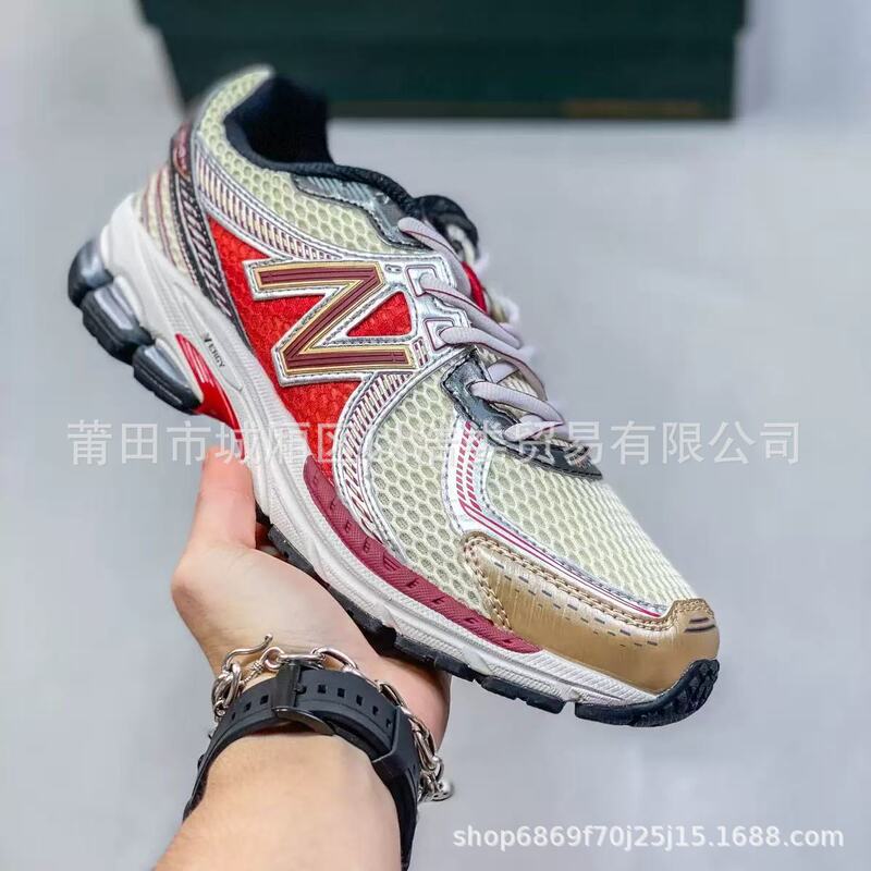 纯原浪新百伦NB860 v2跨境专供千禧风防滑耐磨透气运动减震跑步鞋|undefined