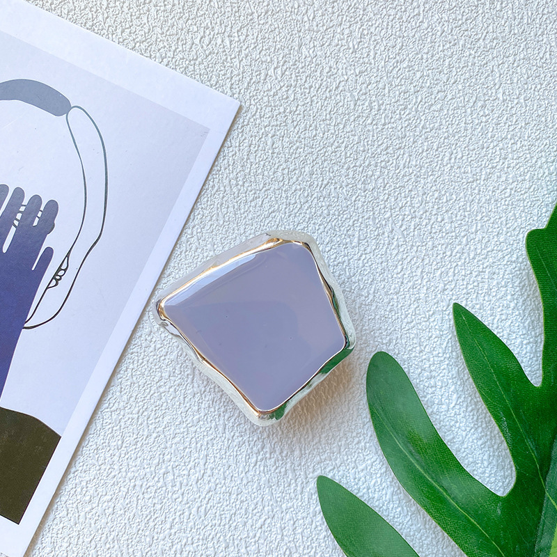 Staffa creativa per airbag per telefono cellulare, blocchi di metallo elettrolitico per un tocco minimalista e di fascia alta, con retrattile_voghion.com