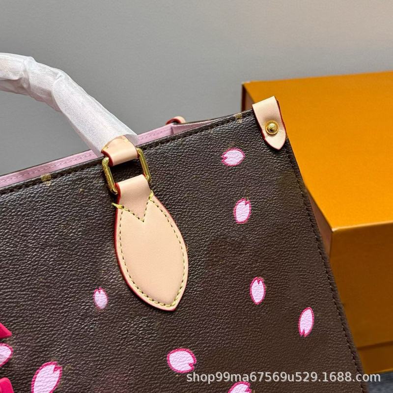 桜シリーズ手提げトート女袋ジャングルバッグtote限定連名タイプonthegoバッグショッピングバッグ|undefined