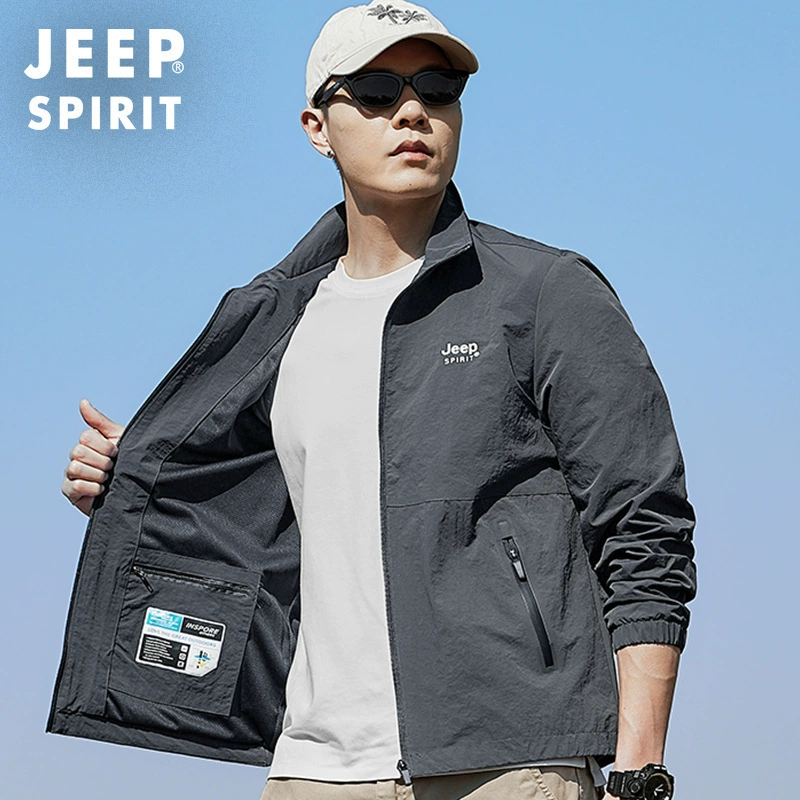 2025 Весенний и Осенний тонкий куртка свободная повседневная молодежная куртка на молнии плюс размер 2502JP