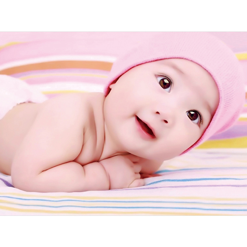 Cute Baby Poster Photo Pictorial Beautiful Male and Female Baby Painting Pregnant Women Prenatal Education Early Education Large Picture Bb Wall Lingzhi