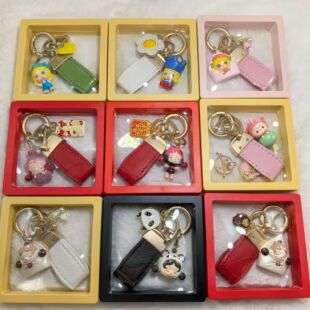 Bubble Mart Car Keychain Pendant Pumpkin SP Dream Seeker Love Letter Cherry Blossom Cute Pendant Cartoon