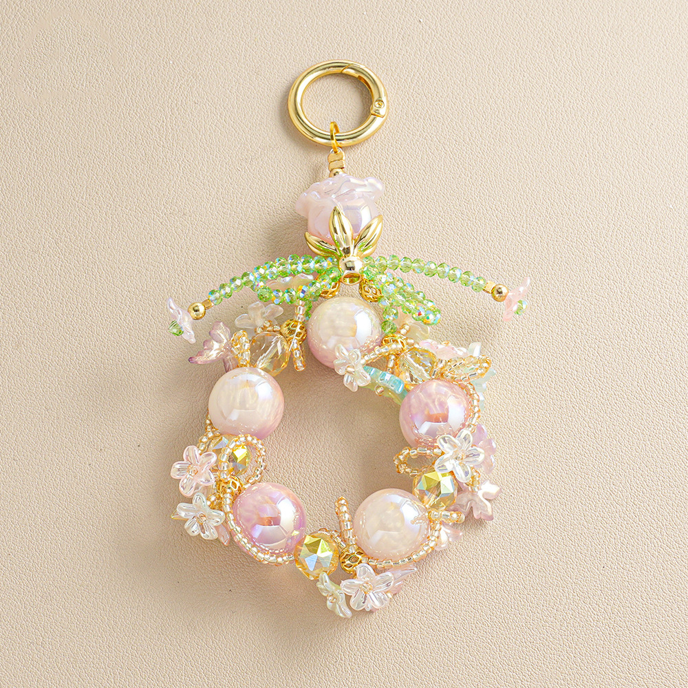 【15-20 piezas】Cuentas redondas coloridas en forma de nube para manualidades, cuentas sueltas para hacer cadenas de teléfono, accesorios para llaveros