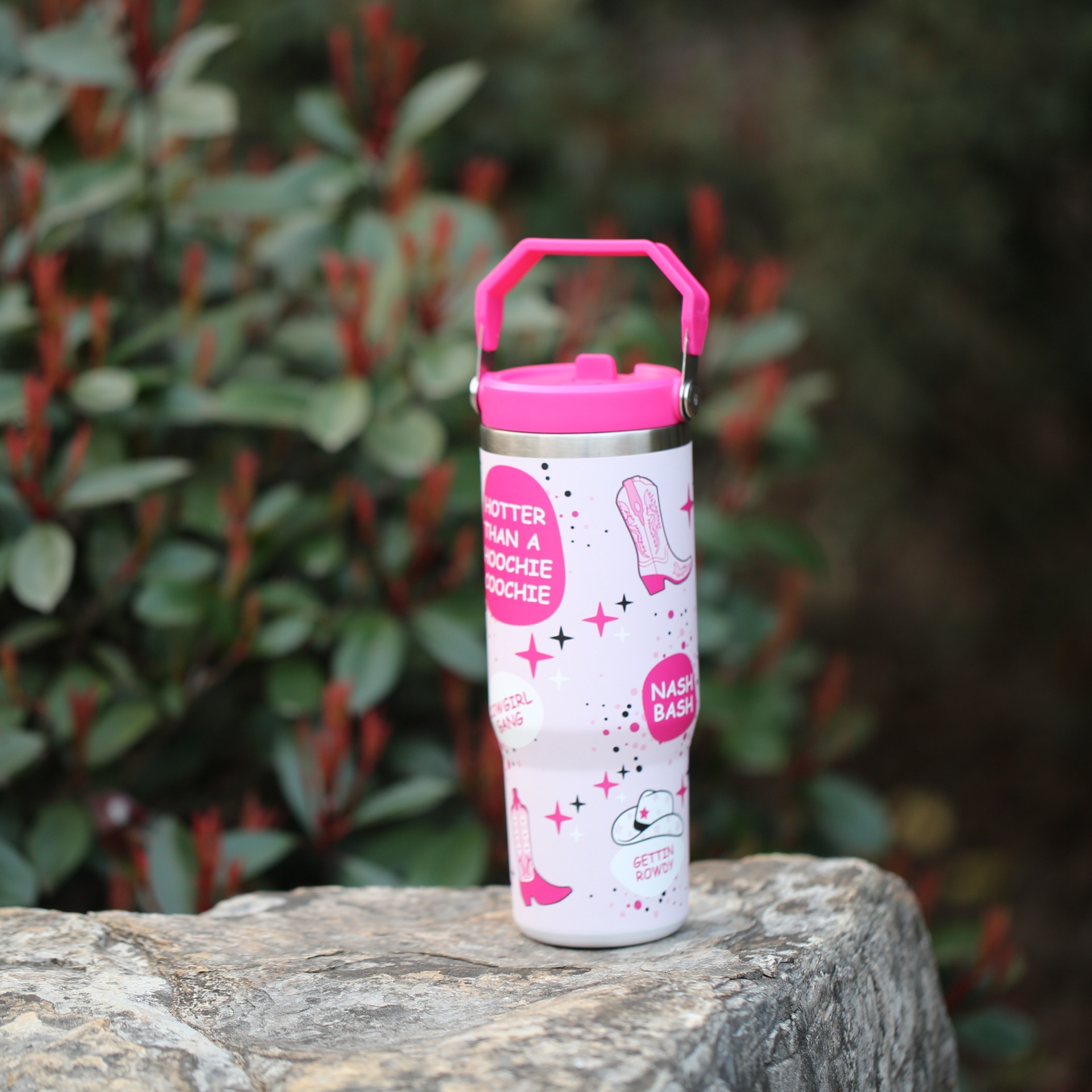 Cute Letter 304 Stainless Steel Water Bottles 1 Piece display picture 5