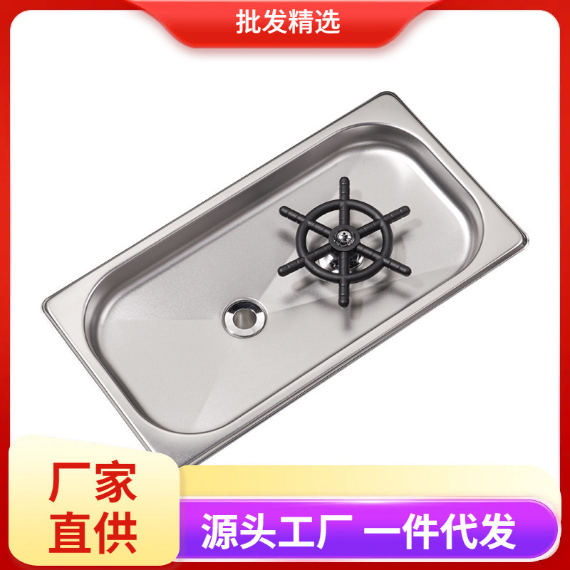 Coffee Car Table Top High Pressure Cup Washer Outdoor Milk Tea Stall Car Stainless Steel Non-Punch Automatic Cup Brewling Artifact Portable