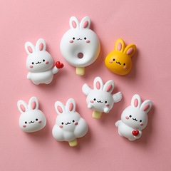 Manxiaotu magnetic refrigerator magnet wholesale creative diy resin accessories cartoon cute