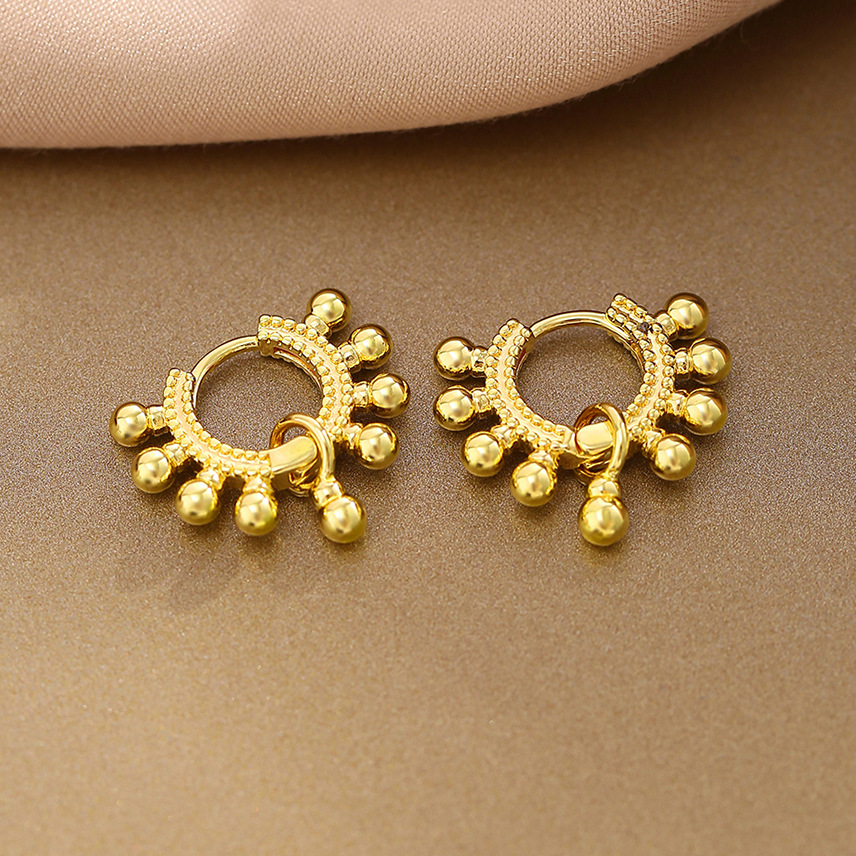 Fashion Geometric Alloy Plating Unisex Ear Studs 1 Pair