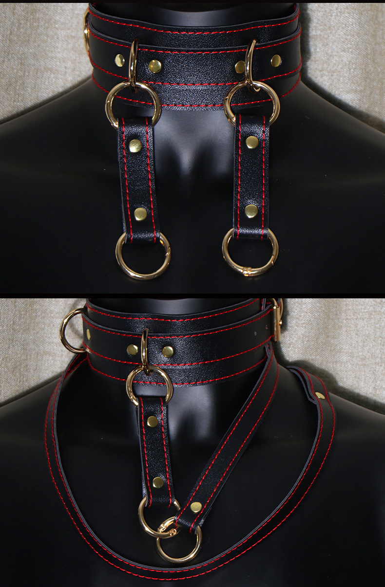 SM Bondage Kit 6-Piece Set with Metal Handcuffs, Mouth Gag, Whip and Nipple Clamps — detail image 23
