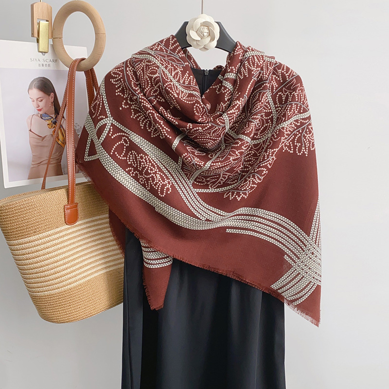 Retro nicho de estilo nacional toallas de moda INS estilo damas sala de aire acondicionado bufandas decorativas