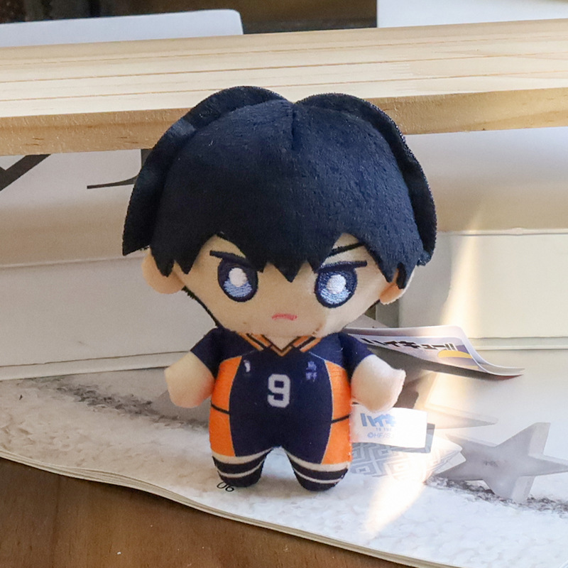 ハイキュー!! バレーボール少年たちのぬいぐるみペンダント、アニメキャラクターフィギュア、バッグ飾り、キーホルダー、漫画風おもちゃ|undefined