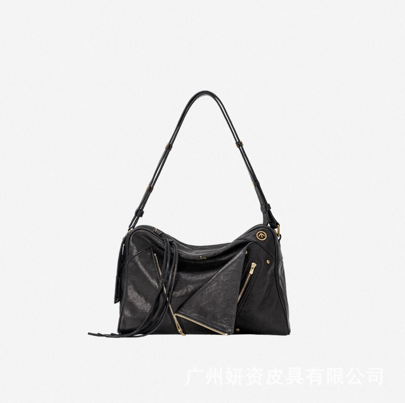 GROTTO个乐25年新款SoftCollar保龄球包单肩包小号中号翻领斜挎包|undefined