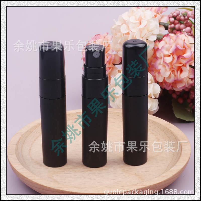 5ml黑色香水笔药液喷壶酒精分装喷雾瓶5毫升圆罩小喷壶酒精喷雾瓶