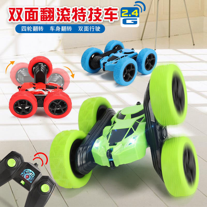 Cross-Border Double-Sided Flip Stunt Car, 360-Degree Rotating Roll-Over Car, Cool Lighting, Children's Remote Control Car Toy Wholesale Cross-Border Double-Sided Flip Stunt Car, 360-Degree Rotating Roll-Over Car, Cool Lighting, Children's Remote Control Car Toy Wholesale