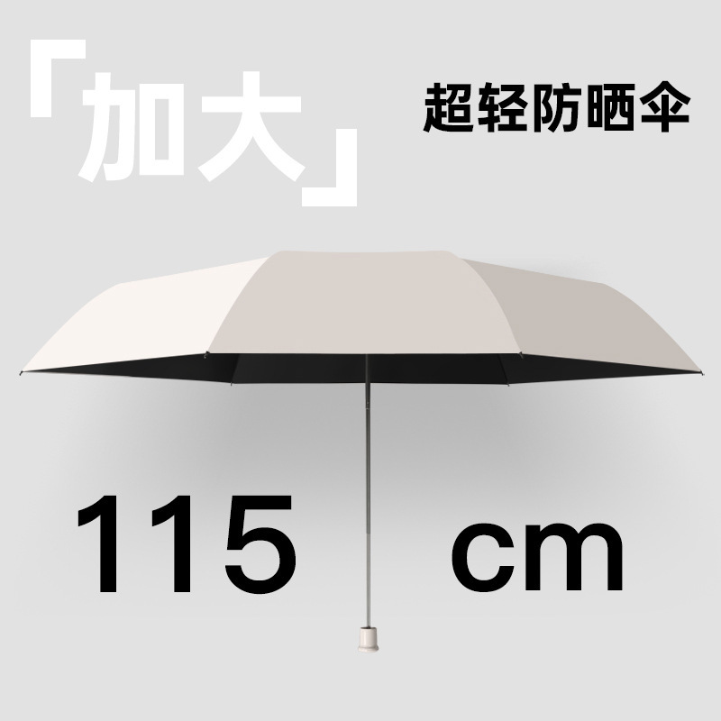Umbrella Is Compact and Portable, Carbon Fiber Niche Giant Komori Series Cute Three-Fold Folding Extra Large and Ultra-Light Parasol Umbrella Is Compact and Portable, Carbon Fiber Niche Giant Komori Series Cute Three-Fold Folding Extra Large and Ultra-Light Parasol