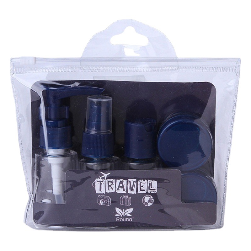 Traje de sub-embalaje de viaje sub-botella Traje de almacenamiento portátil de 6 piezas Loción en aerosol botella vacía 30ml al por mayor