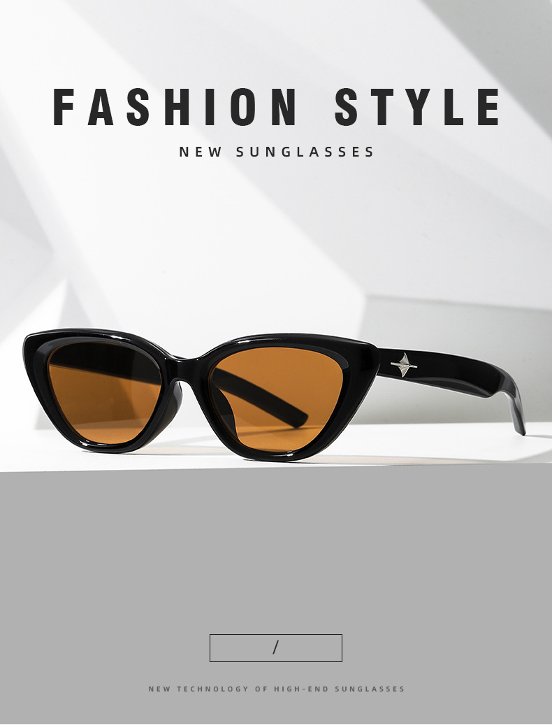 2024 nuovi occhiali da sole GM dello stesso stile occhiali da sole da donna occhiali da vista Cat Eye europei e americani con montatura piccola retrò alla moda coreana_voghion.com