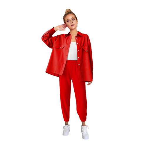 Fall Season European & American Style Loose-Fit, Fashionable Casual Trendy Commuter Long-Sleeve Shirt for Women