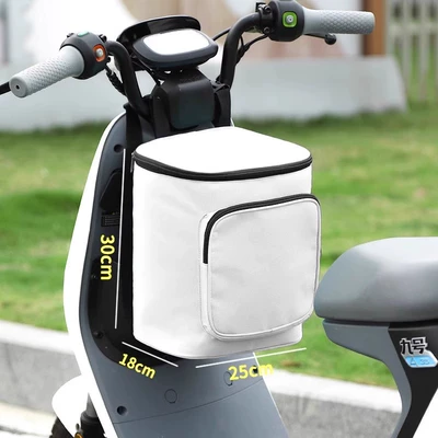 Electric car helmet hanging bag Electric car tail box - off-white-17l-can-hold-helmet-raincoat-17l