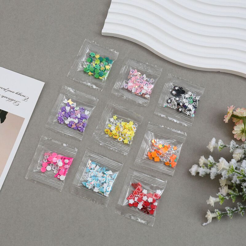 Soft clay candy beads for DIY fruit nail art decorations, 1-gram pack, direct supply from manufacturer, wholesale