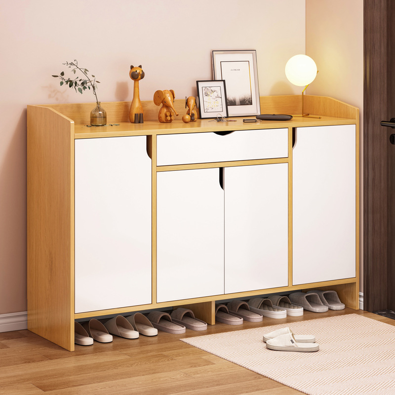 Zapatero para uso doméstico en la entrada, para pasillo o recibidor, mueble de entrada, almacenamiento para balcón, zapatero económico de nuevo modelo.